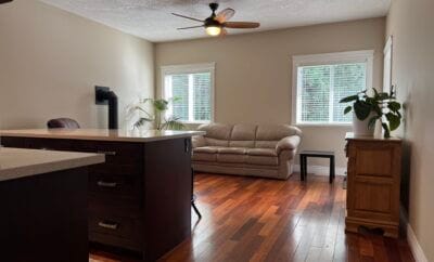 1 bedroom private in-law suite fully furnished